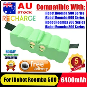 14.4V 6400mAh Li-ion Battery For iRobot Roomba 500 510 537 580 630 780 880 Serie - Picture 1 of 12