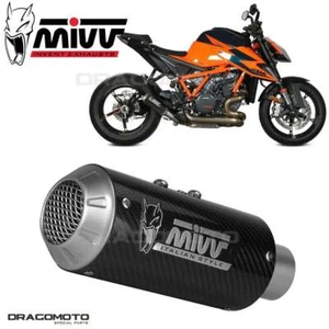 échappement KTM 1290 SUPERDUKE 2022 2023 MIVV Mk3 Carbone RC - Photo 1/6