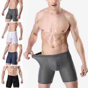 Herren Unterwäsche Boxershorts Eis Seide nahtlos weich atmungsaktiv männlich Herren Unterhose - Bild 1 von 21