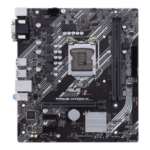 Carte mère ASUS PRIME H410M-K Intel H410 LGA 1200 micro ATX DVI VGA USB 3.2 - Photo 1/5