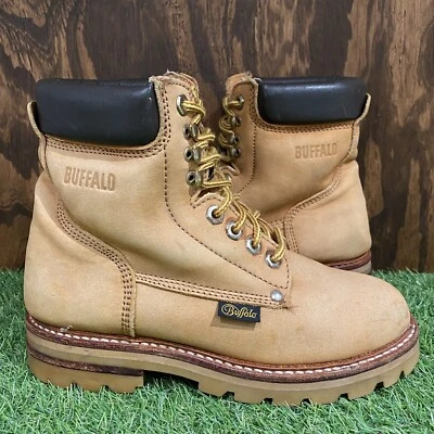 Botas aislantes de cuero tostado Buffalo London debajo de la pantorrilla / Talla 39 EUR Foto 1 de 4