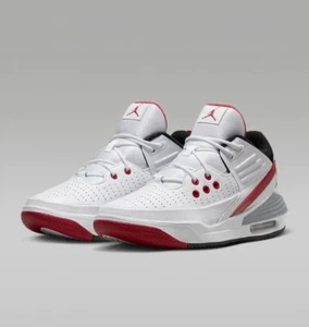 Size 10.5 - Jordan Max Aura 5 White Varsity Red - Picture 1 of 8