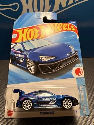 Длинная карта Hot Wheels Subaru BRZ J-imports синяя JDM 2025 как новая - Изображение 1 из 4