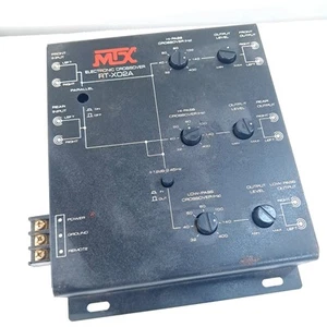 MTX Electronic Crossover rt-x02a old school car audio electronics FOR PARTS - Photo 1/11