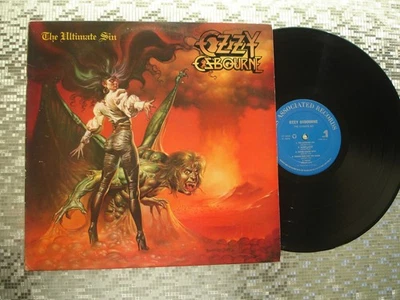 Ozzy Osbourne ~ The Ultimate Sin ~ Vintage LP  CBS Associated Records – OZ 40026 - Image 1 of 4