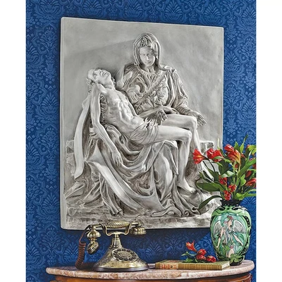 New Sealed Large Design Toscano "Passion Of The Christ" Resin Wall Art RRP £139 - Image 1 of 4