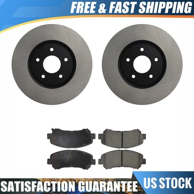 Juego de pastillas de freno y rotores delanteros Centric para Nissan Juke 1,6 L 2014 2015 2016 2017 Foto 1 de 4