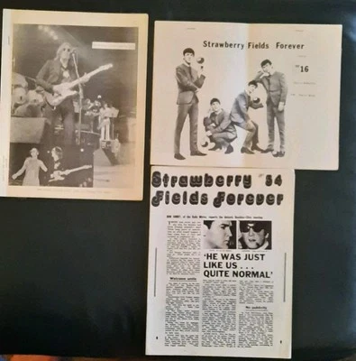 5 Issue Lot The Beatles Strawberry Fields Forever Fanzine Joe Pope w/Sales Sheet - Image 1 of 4