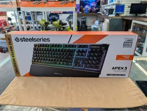 Steelseries Apex 3 RGB Wired Gaming Keyboard New!! Sealed - Picture 1 of 2