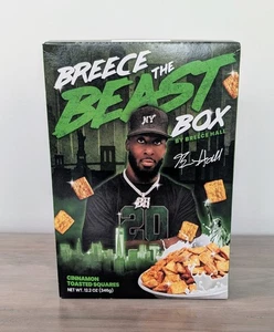 Breece Hall Breece La Bestia Cereal Promo Nueva York Fútbol Sellado Exp Agosto 2024 - Imagen 1 de 5