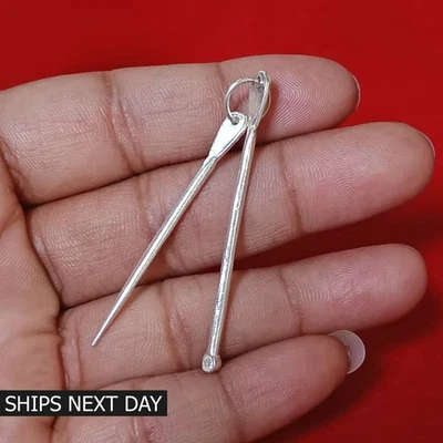 Handmade Silver Toothpick and Ear Cleaner for Personal Safety - Image 1 of 4