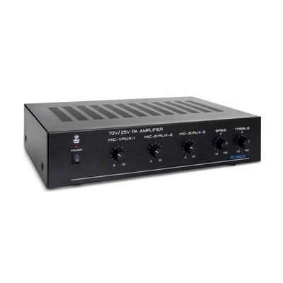 NEW Pyle 100 Watt Power Amplifier with 25 & 70 Volt Output - Black PCM60A - Image 1 of 4