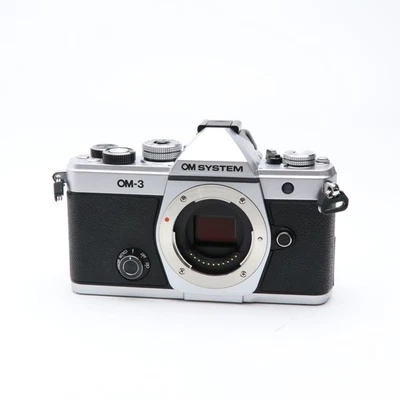 Cuerpo de cámara sin espejo plateado OM SYSTEM OM-3 -casi como nuevo - #242 Foto 1 de 4