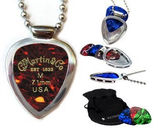 guitar pick holder pendant products for sale | eBay