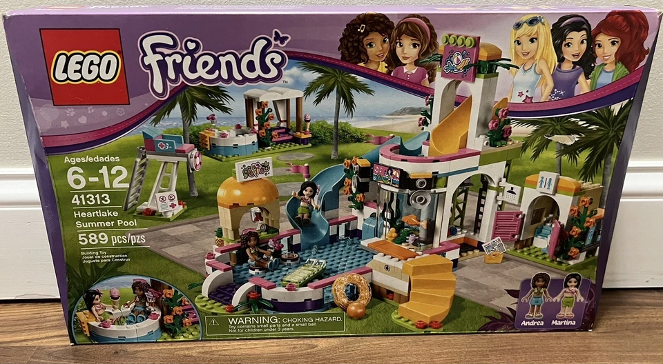 LEGO Friends HEARTLAKE PISCINA DE VERANO 41313 Nuevo en Caja Foto 1 de 1