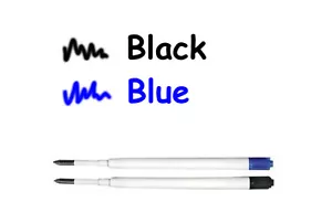 5/25/50 Refills Cartridges Ink For Pen Blue Black Colour For Ballpoint Pens - Foto 1 di 4