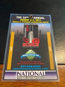 NATIONAL SPORTS COLLECTORS CONVENTION 2011 VIP BADGE! KEN KENDRICK! - Picture 1 of 2