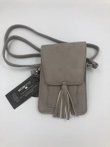 K Carroll Cross Body Mini Purse With RFD Lining Gray (NEW) - Picture 1 of 8