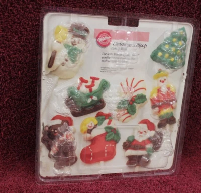 Molde de caramelo Wilton Christmas Lollipop Foto 1 de 2