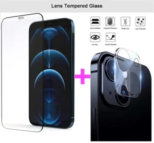 FOLIE für GEHÄRTETES GLAS iPhone 14 13 12 11 PRO / MAX APPLE (LCD + Kamera) - Bild 1 von 10