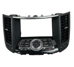 2011 INFINITI FX 35 RADIO BEZEL TRIM W/CLIMATE CONTROL & AIR VENTS OEM - Picture 1 of 6