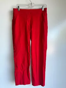 SPANX 20365R Pantalone dritto slim alla caviglia on-the-go rosso taglia large - Foto 1 di 11
