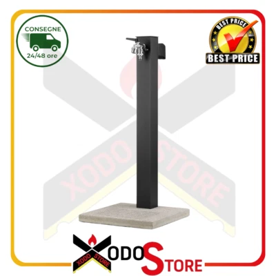 BEL-FER FONTANA A COLONNA CON BASE E PORTAGOMMA 42/QRRB