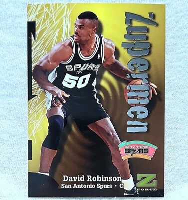 1997-98 Skybox Z-Force #203 David Robinson San Antonio Spurs Card For Sale - Image 1 of 2