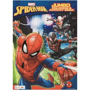 Marvel Spider-Man Jumbo Coloring & Activity Book for Kids - 80 Pages of Fun! - Picture 1 of 11