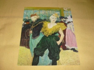 TOULOUSE-LAUTREC "La clownesse Cha-U-Kao" 1895 (reproduction) - Picture 1 of 1