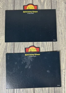 Vintage Milton Bradley The Lion King Matching Game Replacement Piece Black Board - Picture 1 of 1