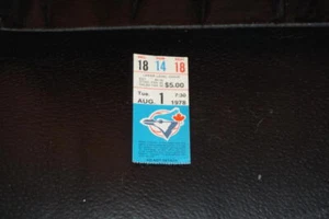 AUG 1 1978 TIGERS AT BLUE JAYS TICKET STUB - Bild 1 von 2