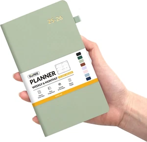 2025-2026 Pocket Weekly Planner for Purse 3.5" X 6" - 12 Month (July 2025 - June - Picture 1 of 7
