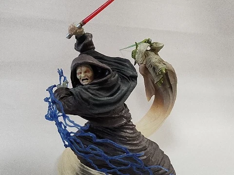 Hasbro Star Wars Unleashed 6" Figure Darth Sidious Vs Yoda Cover