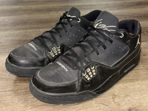 Nike Jordan SC-1 Low Black White Flight Men Sneakers Shoes 599929-010 Size 12 - Picture 1 of 10