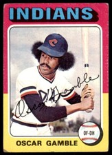 1975 Topps Oscar Gamble Baseball Cards #213