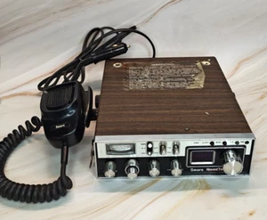 Vintage Sears RoadTalker 40 CB Funkgerät + Mikrofon CM-6000LA getestet funktioniert RAR - Bild 1 von 9