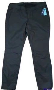 Old Navy ~Woman Size 16~The Rock Star Black Leather LOOK Pants NWT. - Picture 1 of 12