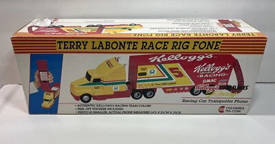 Kellogg’s Columbia Tel-Com NASCAR Hauler Racing Phone 1997 Terry Labonte rig new - Image 1 of 4