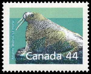 Canada Stamp #1171a - Atlantic Walrus (1989) 44¢ - Picture 1 of 1