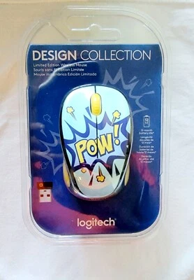 Logitech M317 Design Collection Ratón Inalámbrico Azul Pow con Nano Nuevo en Caja Sellado Foto 1 de 2