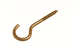 10 X Ganci A Vite Fissaggio ( No.8 ) 4Mm X 55Mm Acciaio EB | Onestopdiy Nuovo - Foto 1 di 1