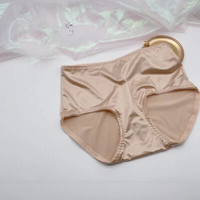 Paquete de 1 o 5 bragas de satén para mujer lencería vintage ropa interior sin costuras calzoncillos Foto 1 de 4