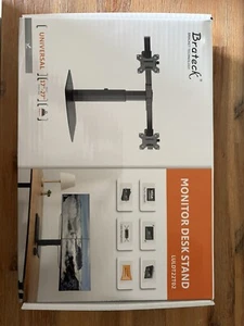 Brateck 17-27" Dual Screen Pneumatic Monitor Stand - Picture 1 of 5