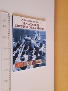 LA II GUERRA MONDIALE FRANCOBOLLI CRONISTI DELLA STORIA SECONDA ALBUM VUOTO +SDA - Foto 1 di 1