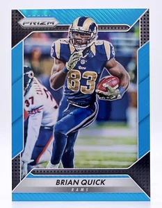 2016 Panini Prizm Light Blue #123 Brian Quick 12/199 St. Louis Rams - Picture 1 of 2