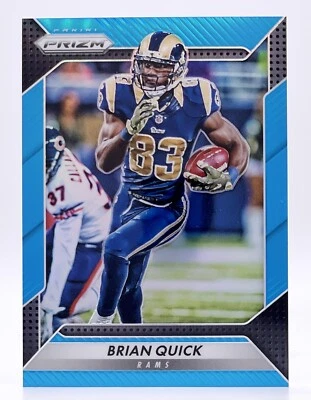 2016 Panini Prizm Light Blue #123 Brian Quick 12/199 St. Louis Rams - Image 1 of 2