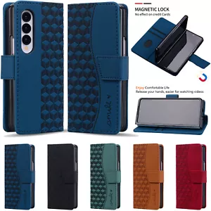 Für Samsung Galaxy Z faltbar 6/5/4/Stoßfest Karte Geldbörse Handyhülle Leder Abdeckung - Bild 1 von 55