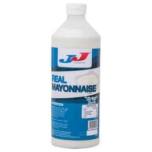 JJ SQ-easy Real Mayonnaise 6 Bottles x 1Litre - Restaurant Takeaway - Picture 1 of 2