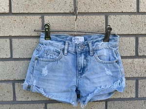 Decjuba :Girls Denim Ripped Shorts - Size 6 - EUC - Picture 1 of 3